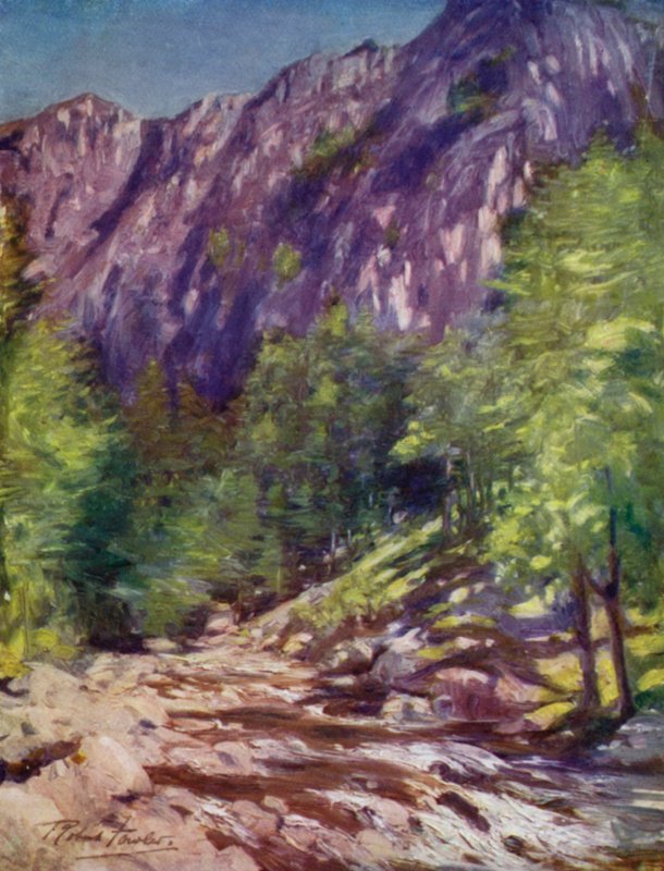 Aberglaslyn (cor litho) de Robert (after) Fowler
