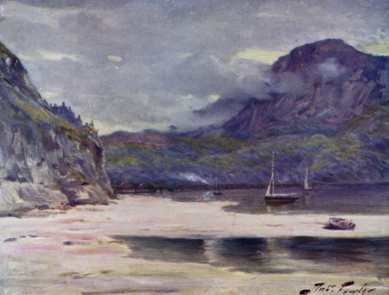 Ponte Barmouth (cor litho) de Robert (after) Fowler
