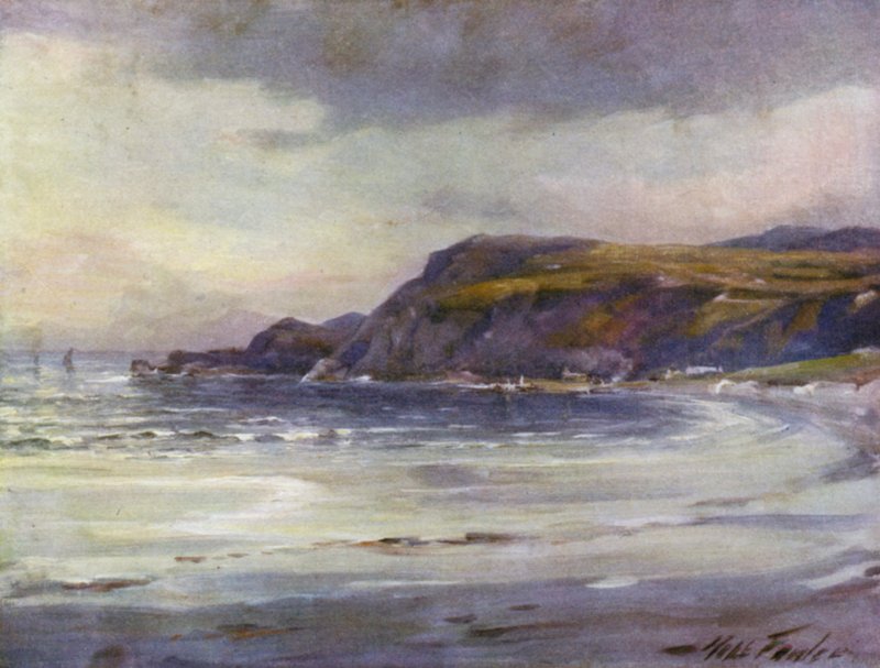 Summer Evening, Anglesey Coast (cor litho) de Robert (after) Fowler