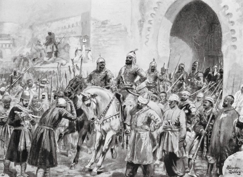Entrada dos turcos em Bagdade de Robert Ambrose Dudley