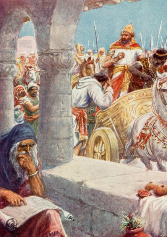 "Go wash in Jordan" (cor litho) de Robert Ambrose Dudley