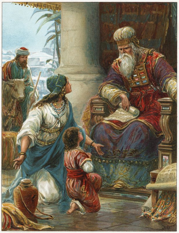 Ana trazendo Samuel para Eli de Robert Ambrose Dudley