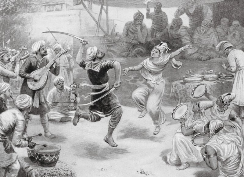 Alegrias no nascimento do Imperador Akbar, o Grande de Robert Ambrose Dudley