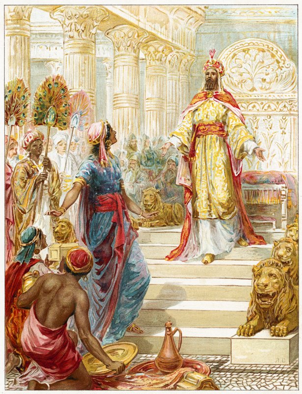 Salomão e a Rainha de Sabá de Robert Ambrose Dudley