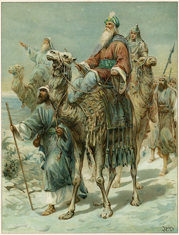 Os magos procurando Jesus de Robert Ambrose Dudley