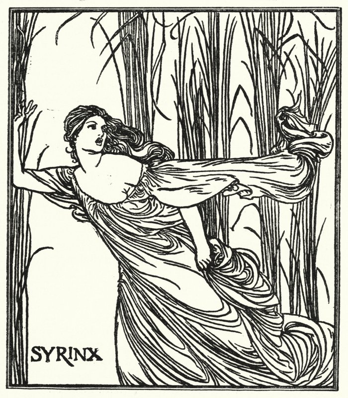 Ilustração para Poemas de John Keats (litho) de Robert Anning Bell