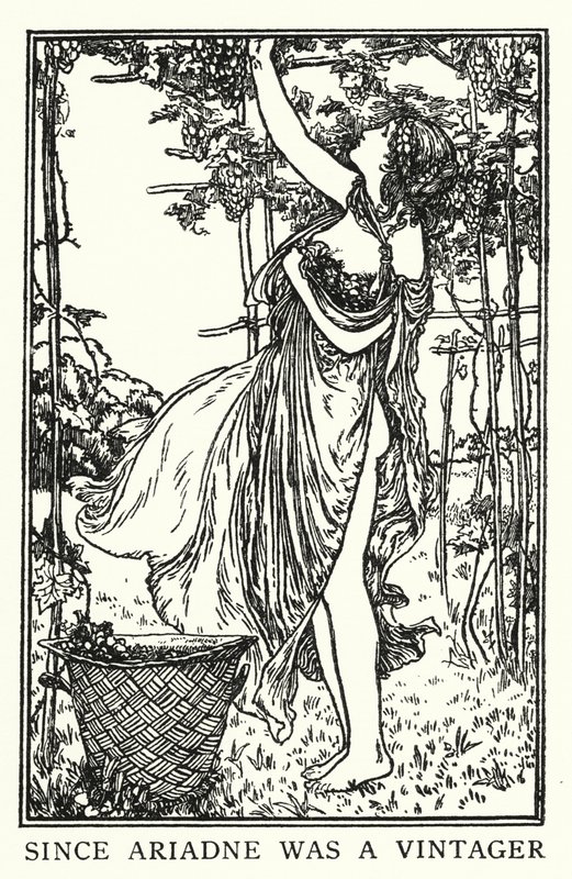 Ilustração para Poemas de John Keats: Endymion (litho) de Robert Anning Bell