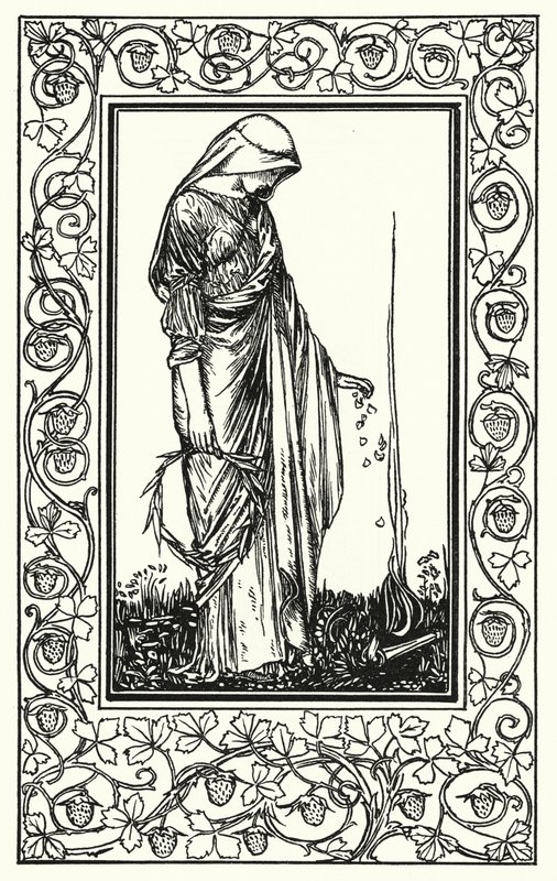 Shelley: Adonais (litografia) de Robert Anning Bell