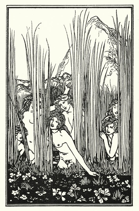 Shelley: Hino de Pan (litografia) de Robert Anning Bell