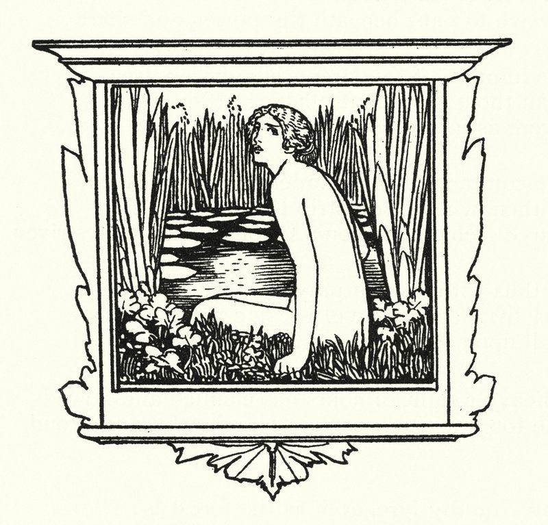 Shelley: Ode ao Vento Oeste (litografia) de Robert Anning Bell