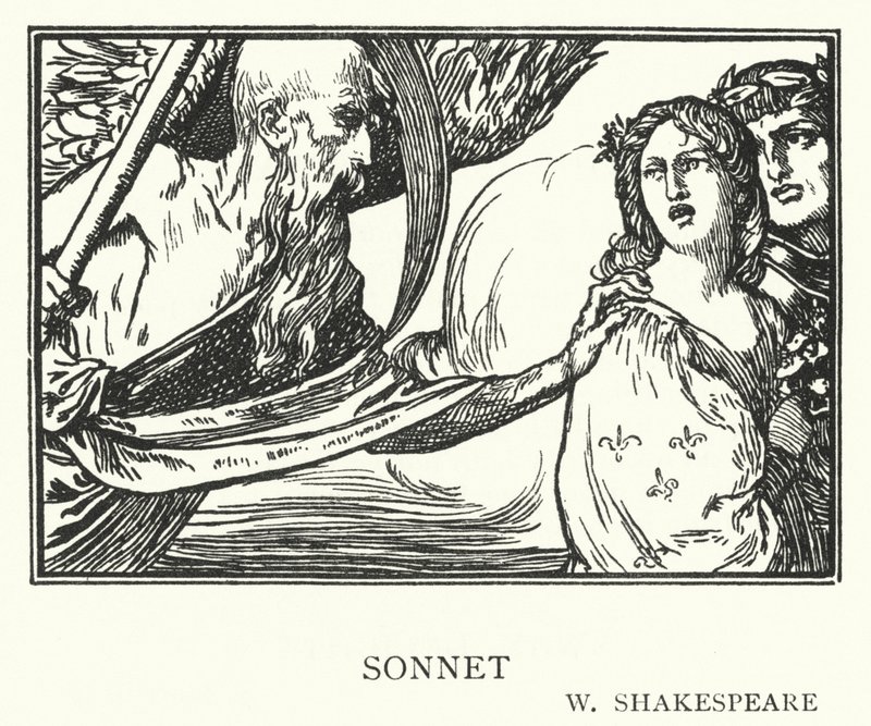Soneto (litho) de Robert Anning Bell