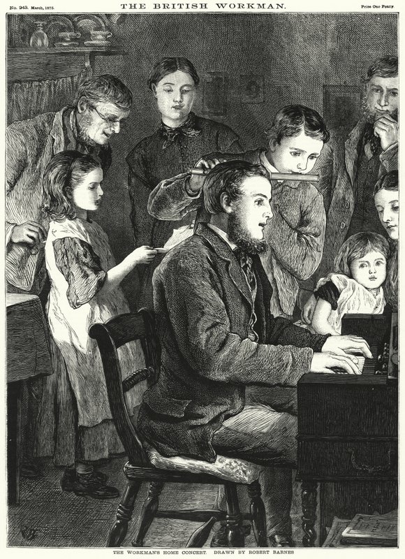 O Concerto da Casa do Trabalhador (gravura) de Robert Barnes