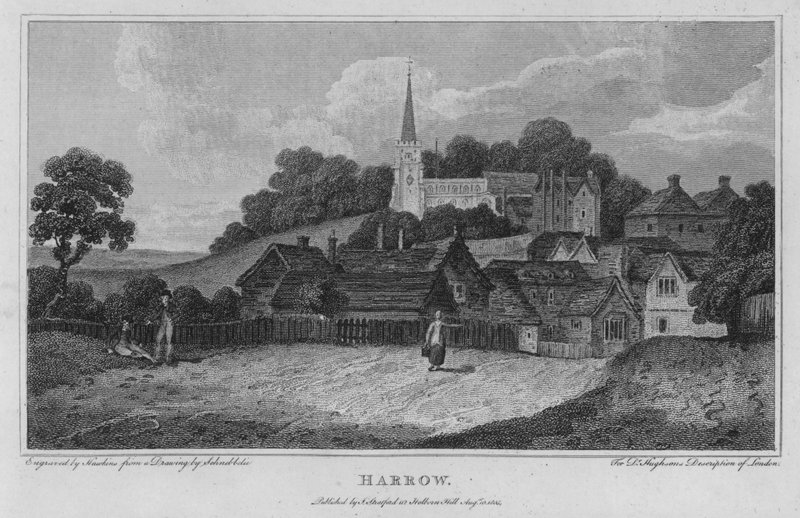 Harrow (gravura) de Robert Blemell (after) Schnebbelie