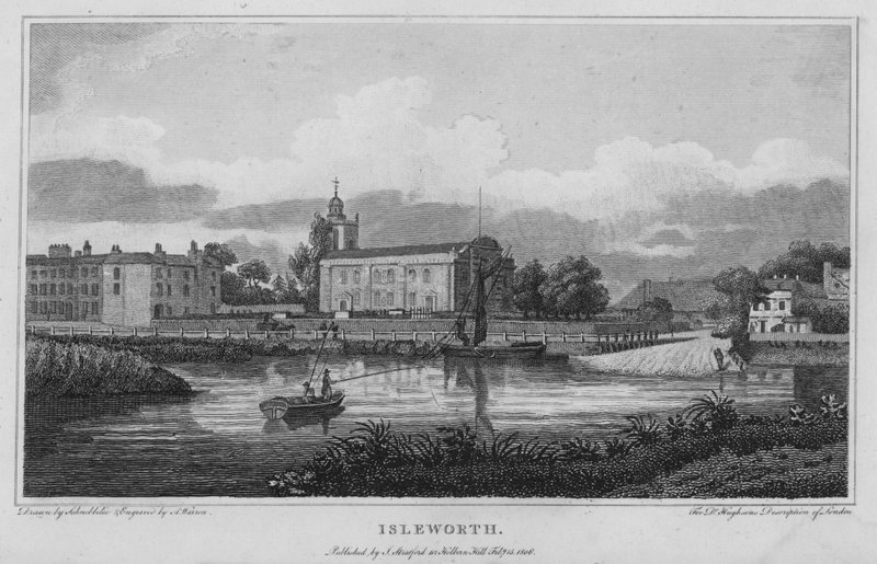Isleworth (gravura) de Robert Blemell (after) Schnebbelie