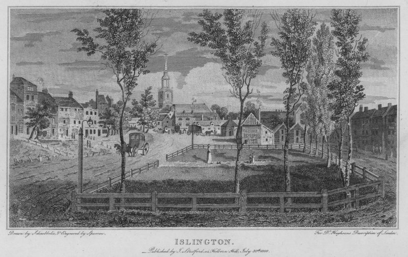 Islington (gravura) de Robert Blemell (after) Schnebbelie