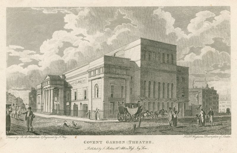 Teatro de Covent Garden, Westminster, Londres de Robert Blemell Schnebbelie