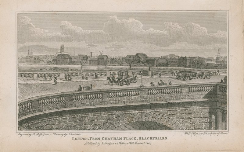 Londres, de Chatham Place, Blackfriars de Robert Blemell Schnebbelie