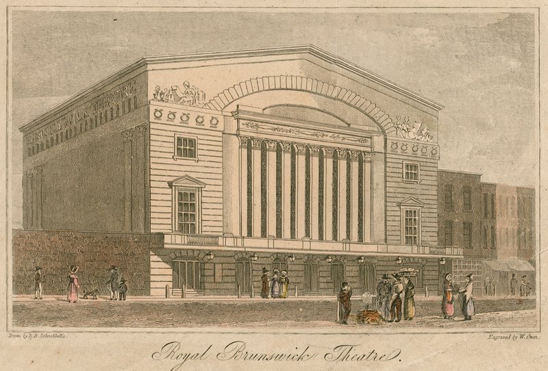 Teatro Real de Brunswick, Londres de Robert Blemell Schnebbelie