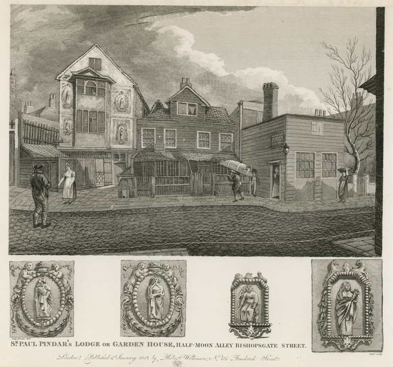 O alojamento de Sir Paul Pindar ou a casa do jardim de Robert Blemell Schnebbelie