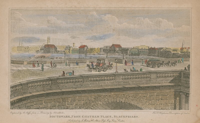 Southwark, de Chatham Place, Blackfriars de Robert Blemell Schnebbelie