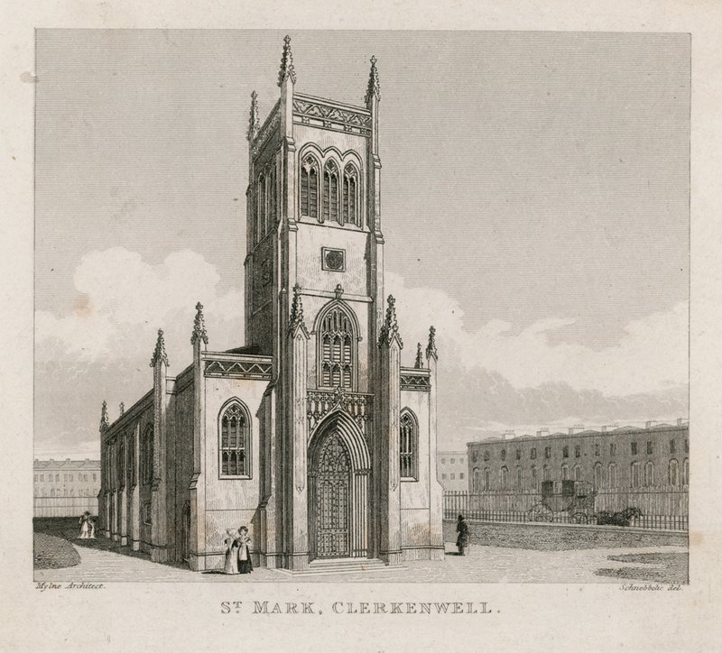 Igreja de São Marcos, Clerkenwell de Robert Blemell Schnebbelie