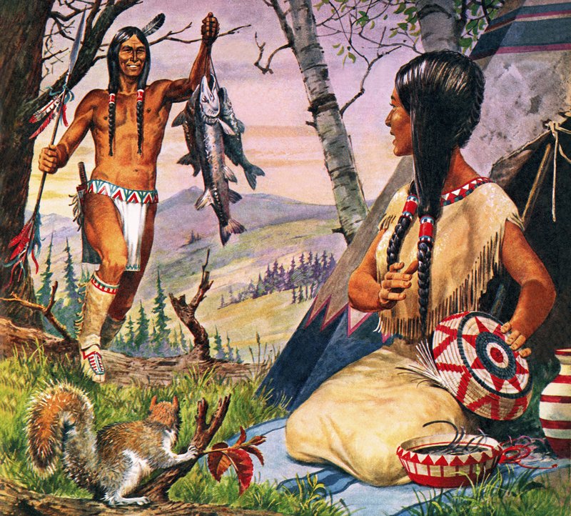 Hiawatha e Minnehaha de Robert Brook