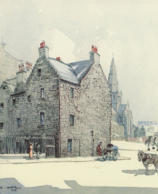 Glasgow: Provands Lordship (litografia a cores) de Robert Eadie