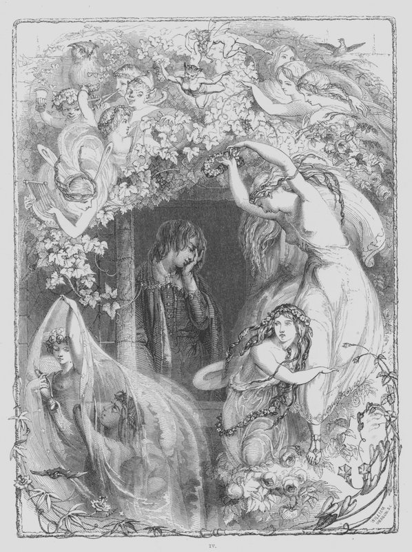 John Milton, LAllegro (gravura) de Robert Huskisson