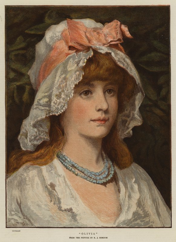 Olivia (cromolitho) de Robert James Gordon