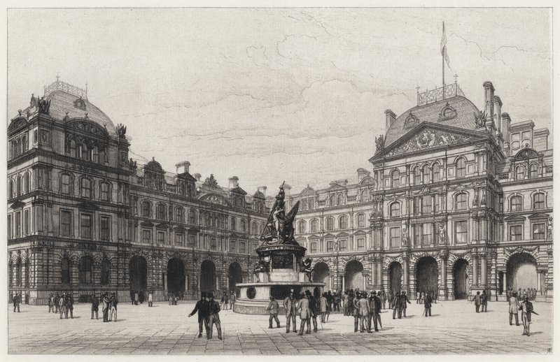 The Exchange, Liverpool (gravura) de Robert Kent (after) Thomas