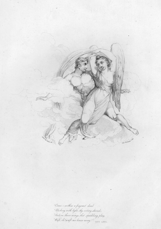 Anacreon, Ode LXXVI (gravura) de Robert Kerr (after) Porter