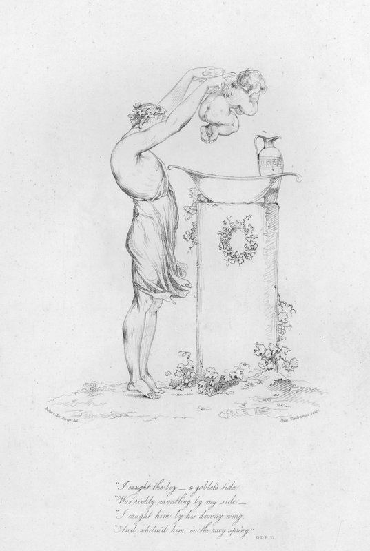 Anacreon, Ode VI (gravura) de Robert Kerr (after) Porter