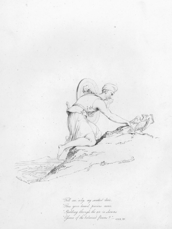 Anacreon, Ode XV (engraving) de Robert Kerr (after) Porter