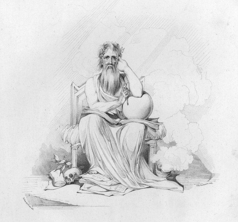 Ilustração para Anacreon Odes (gravura) de Robert Kerr (after) Porter