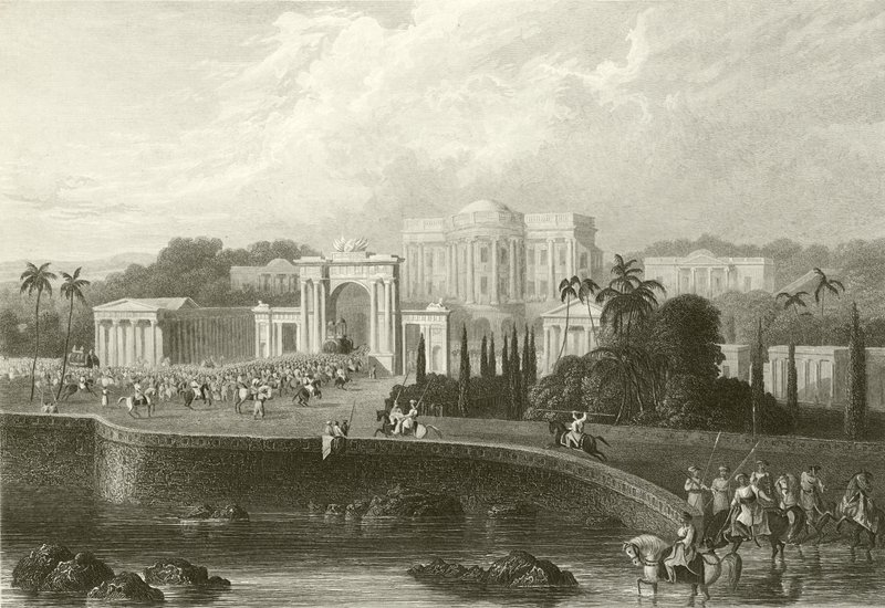 A residência britânica em Hyderabad de Robert Melville Grindlay