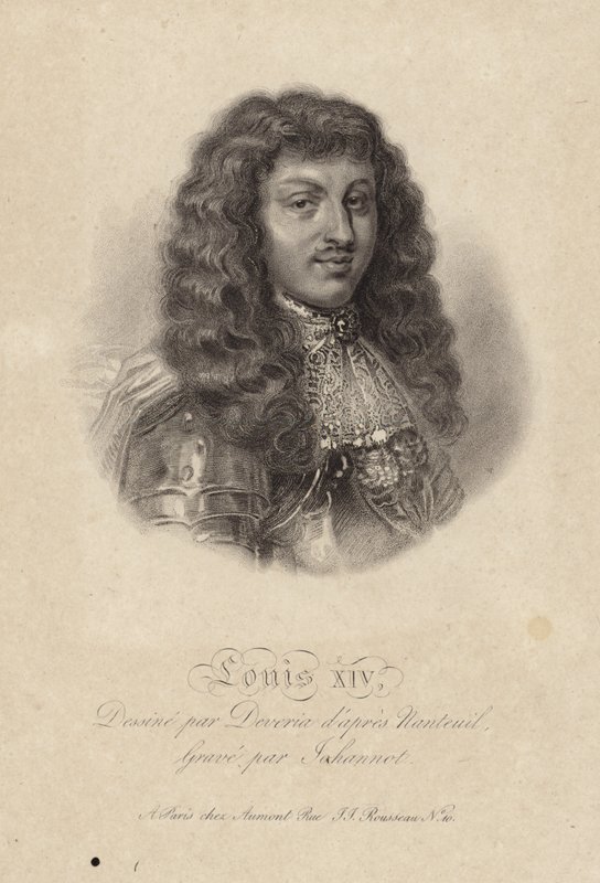 Retrato do rei louis xiv de Robert Nanteuil