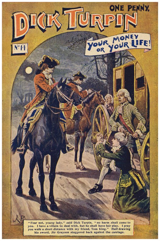 Dick Turpin (cor litho) de Robert Prowse Jnr
