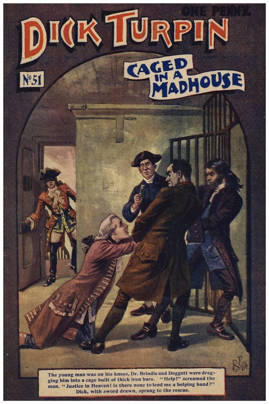 Dick Turpin (cor litho) de Robert Prowse Jnr