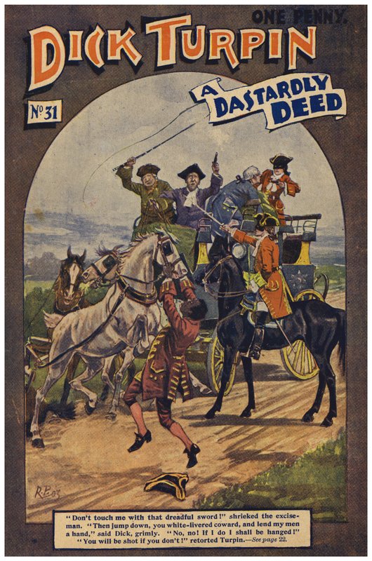Dick Turpin (cor litho) de Robert Prowse Jnr