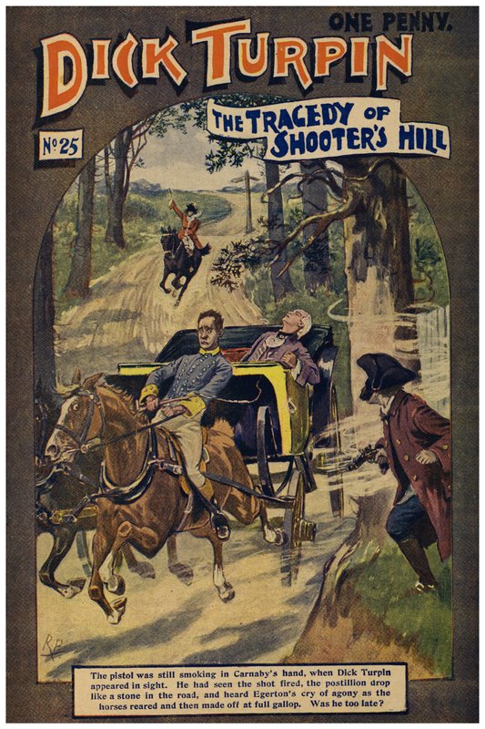 Dick Turpin (cor litho) de Robert Prowse Jnr