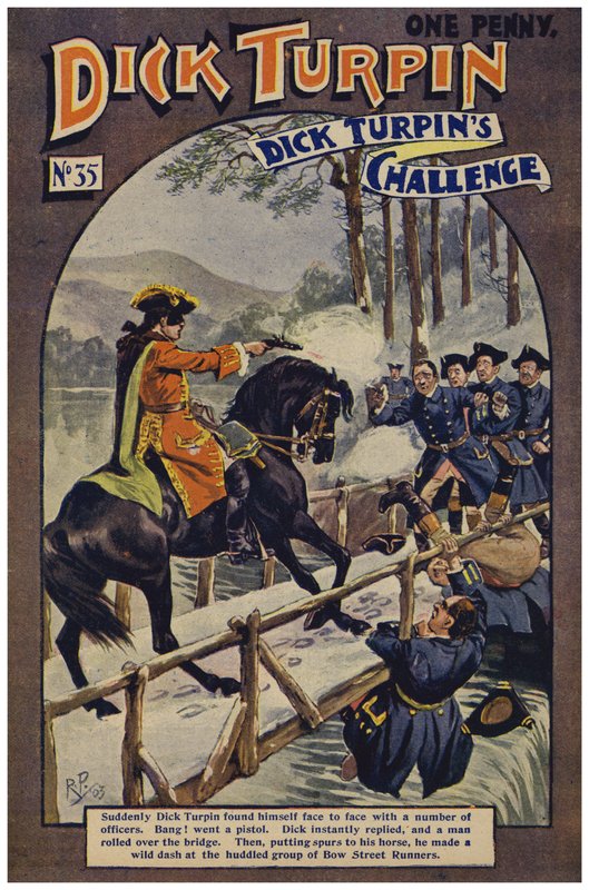 Dick Turpin (cor litho) de Robert Prowse Jnr