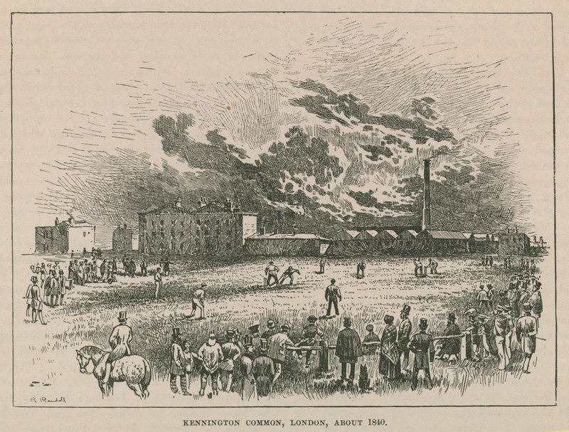 Kennington comum, Londres, cerca de 1840 de Robert Randoll