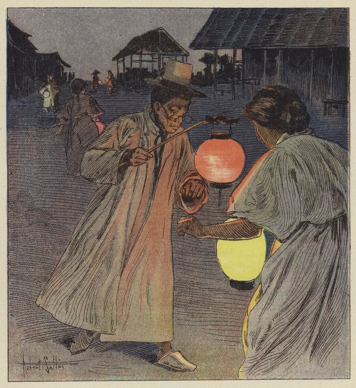 Promenade nocturne des Coreens de Robert Salles