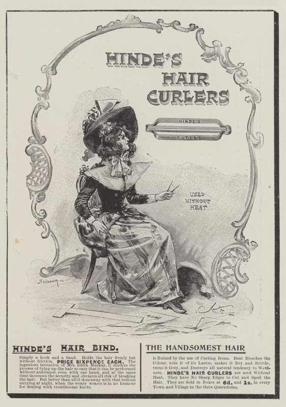 Anúncio, Encrespadores De Cabelo De Hinde de Robert Sauber