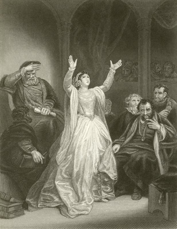 Condenação de Ana Bolena de Robert Smirke
