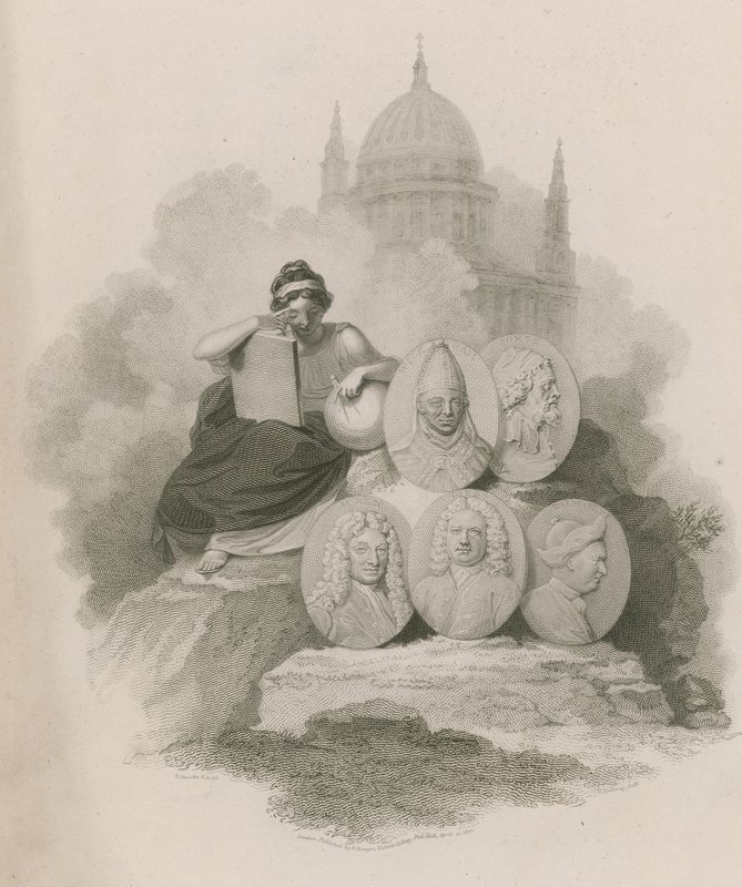 Silueta, de, a, cúpula, de, st paul de Robert Smirke