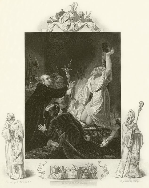 O martírio do arcebispo Cranmer de Robert Smirke