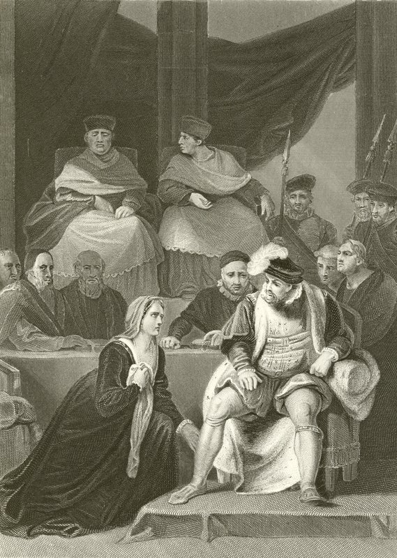 Julgamento do casamento de Henrique VIII de Robert Smirke