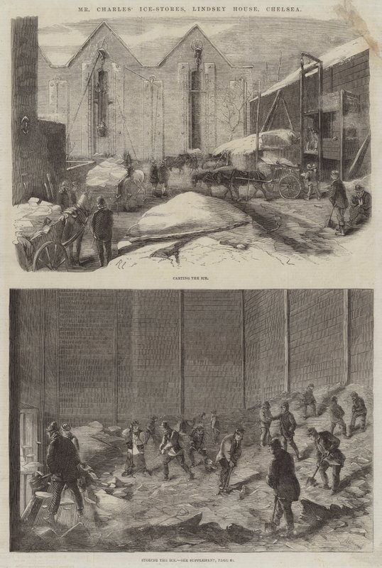 Mr Charles &39;Ice-Stores, Lindsey House, Chelsea de Robert Thomas Landells