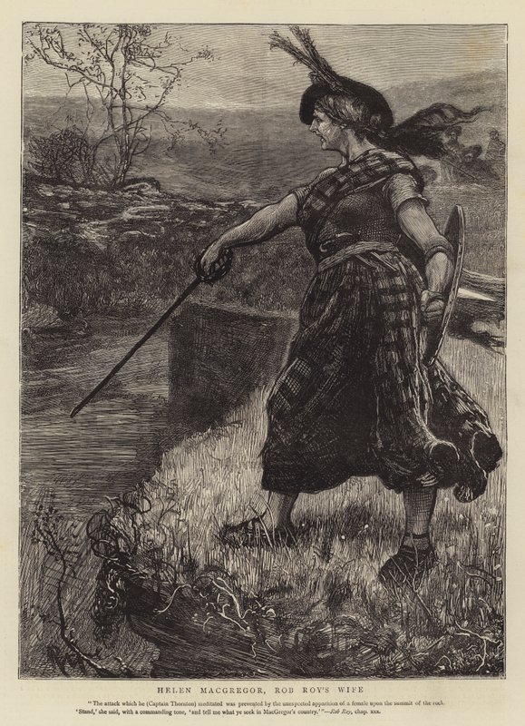 Helen Macgregor, a esposa de Rob Roy de Robert Walker Macbeth